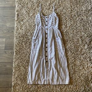 Midi Button Up Dress
